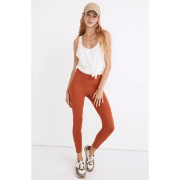 Madewell NWT High Rise Legging Size Large in Rusty Torch - Picture 1 of 14